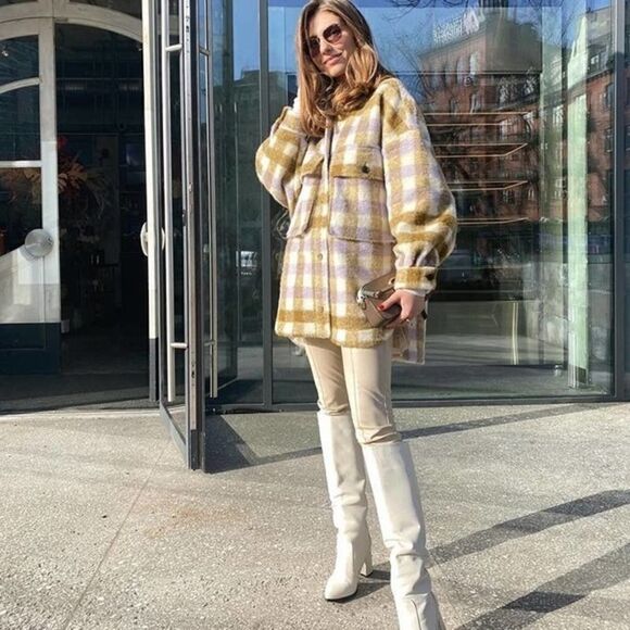 Zara Shacket Jacket Short Coat Bloggers Fav - Picture 5 of 14